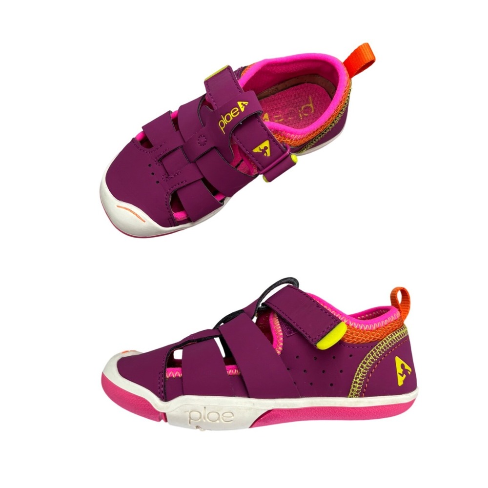 PLAE Sam 2.0 Sandals Fuchsia Pink Orange Fisherman Active Water Shoes Size 10.5